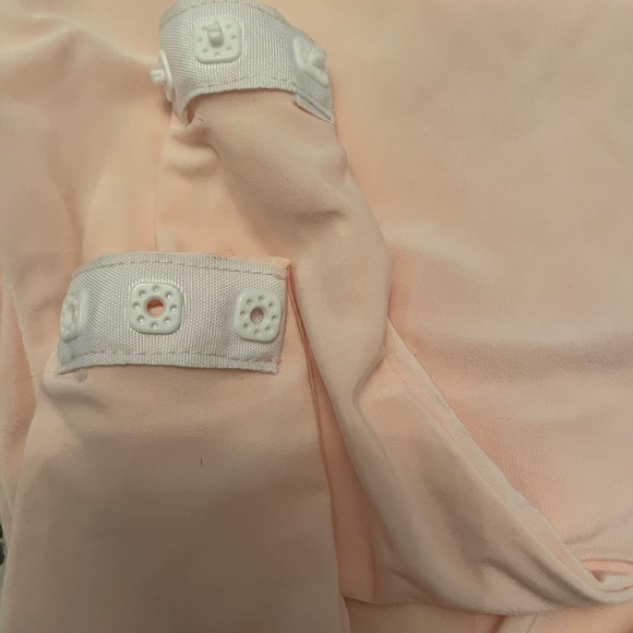 Light Pink/Nude Double Layer bodysuit - Picture 3 of 6